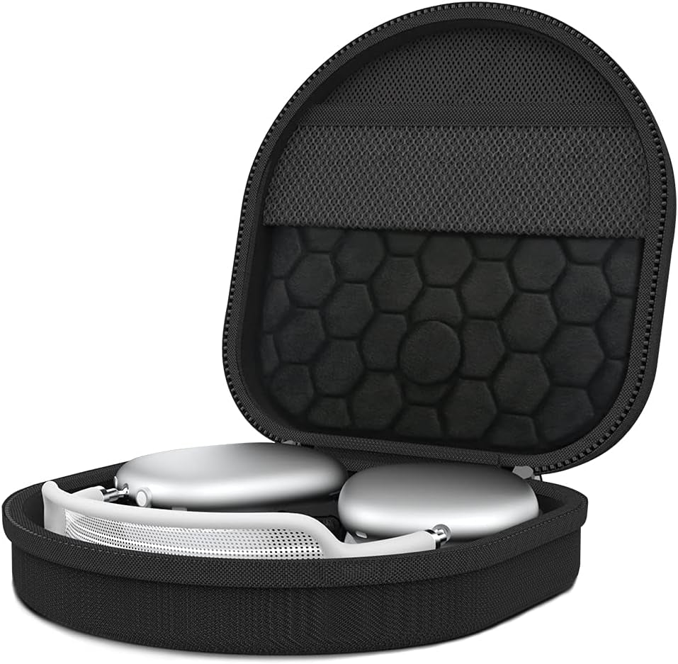 Premium Airpods Max Case with Sleep Mode, Upgraded Smart Case for Airpods Max, Organizer Travel Carrying Case for Headphones  SOH Mingying   