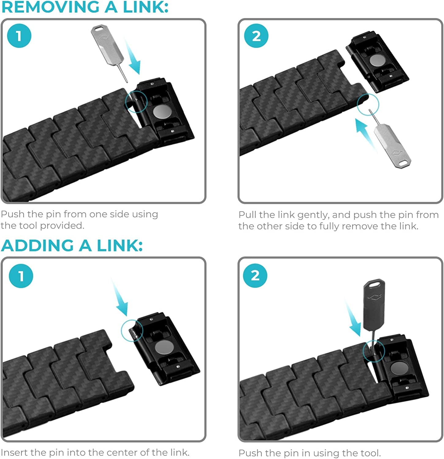 PITAKA Apple Watch Band Compatible with Apple Watch Ultra/8/7/6/Se/5/4/3/2/1, 100% Carbon Fiber Adjustable Apple Watch Ultra Band  PITAKA   