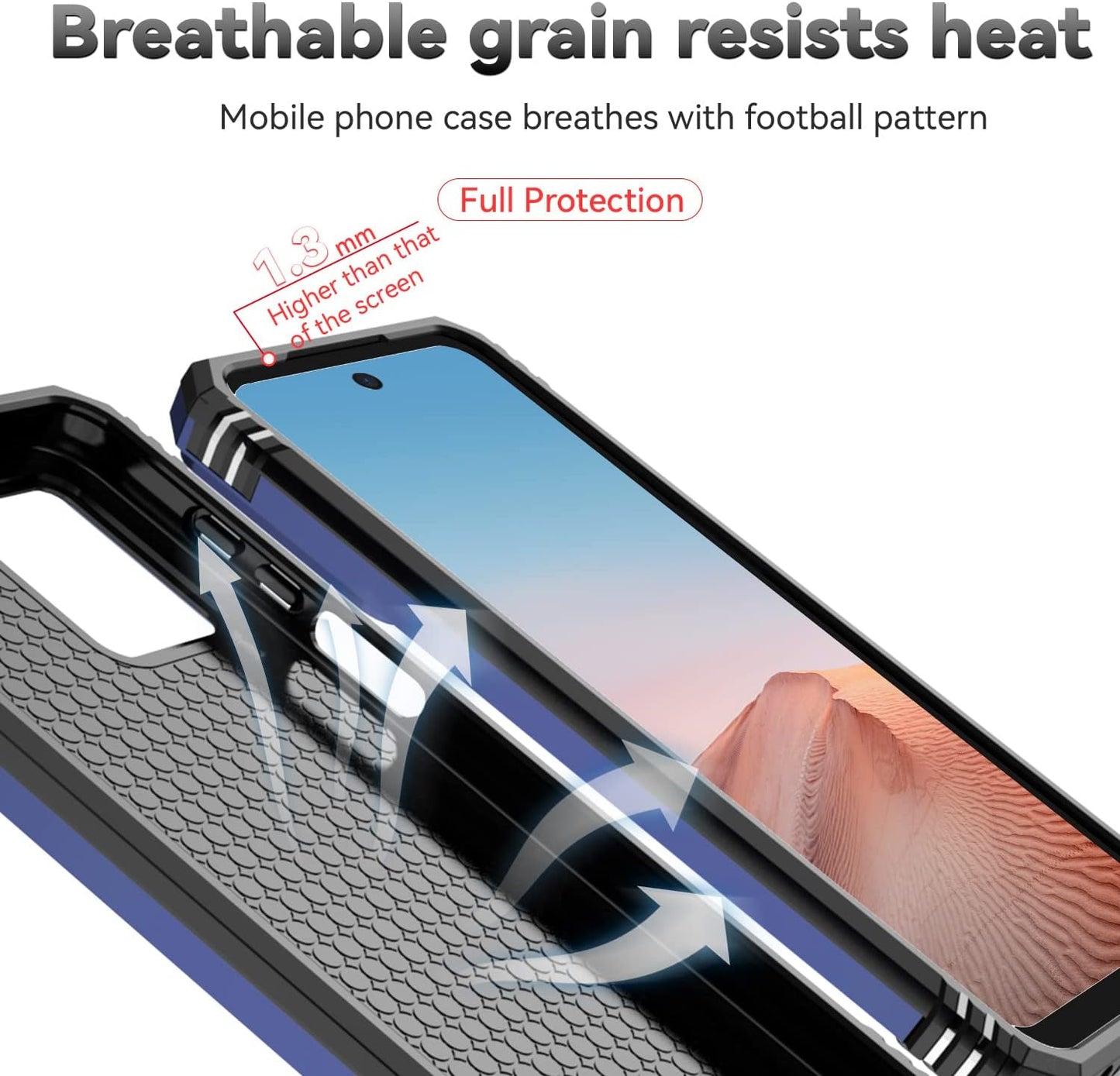 For Moto G 5G 2023 Case with Slide Camera Cover HD Screen Protector [Military Grade 16Ft. Drop Tested] Magnetic Ring Holder Kickstand Protective Phone Case for Motorola Moto G 5G 2023, Navy Blue  PUSHIMEI Co., Ltd.   