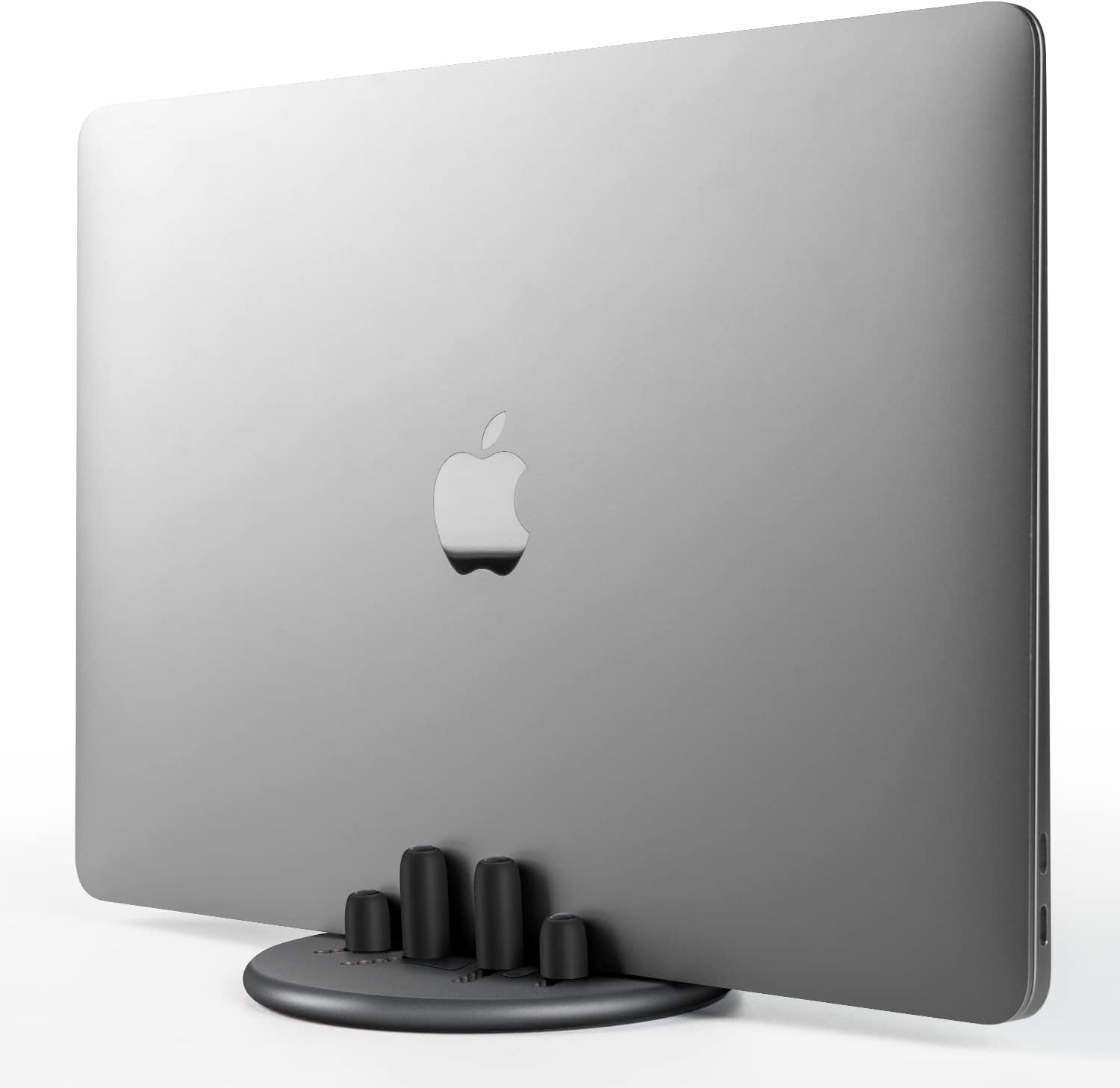 Magnetic Laptop & Mac Mini Vertical Stand Organizer, Engmolphy Magnetic Laptop Computer Holder Desktop Stand for New Retina Apple Macbook Pro/Air, Mac Mini, Apple TV, Ipad Pro and Cell Phones  enGMOLPHY   