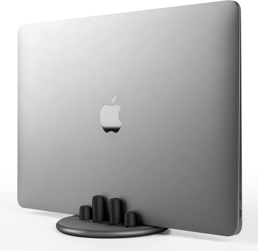 Magnetic Laptop & Mac Mini Vertical Stand Organizer, Engmolphy Magnetic Laptop Computer Holder Desktop Stand for New Retina Apple Macbook Pro/Air, Mac Mini, Apple TV, Ipad Pro and Cell Phones  enGMOLPHY   