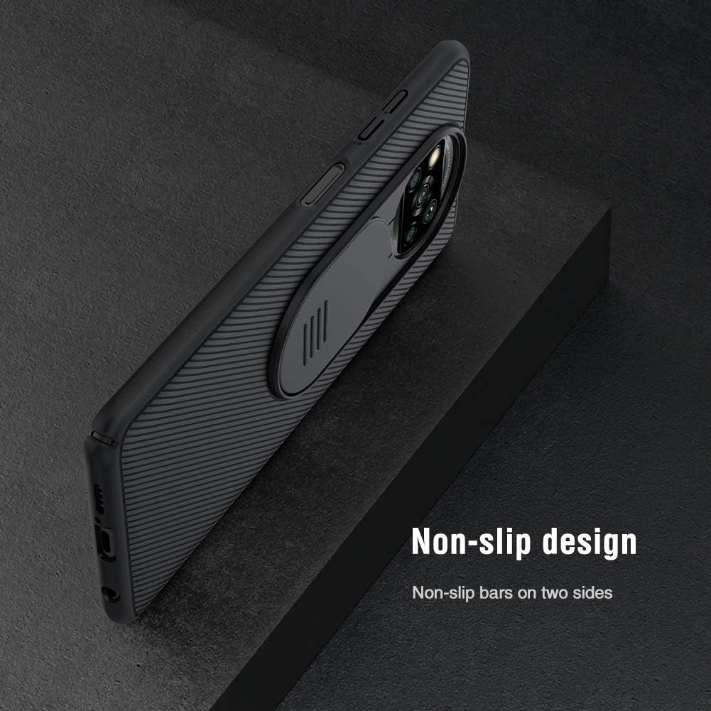 WVOZWWO for Xiaomi Poco X3 NFC Case, Nilkkin Camshield Pro Slim Case Protective Cover Case with Camera Protector Hard PC and TPU Ultra Thin Anti-Scratch Phone Case for Xiaomi Poco X3 NFC /X3 Pro  Grand Eletronics   