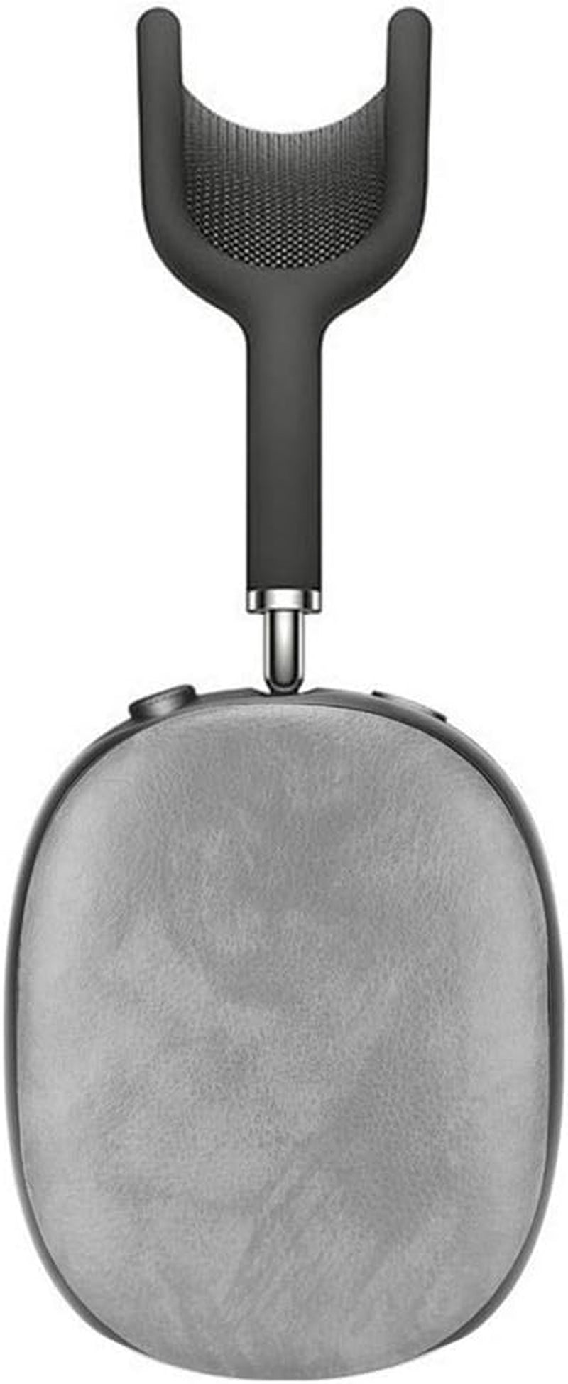 DAYJOY Leather Case Compatible with Airpods Max, Glossy Effect Soft Leather Protective Case Cover for Airpods Max (Black)  DAYJOY GREY  