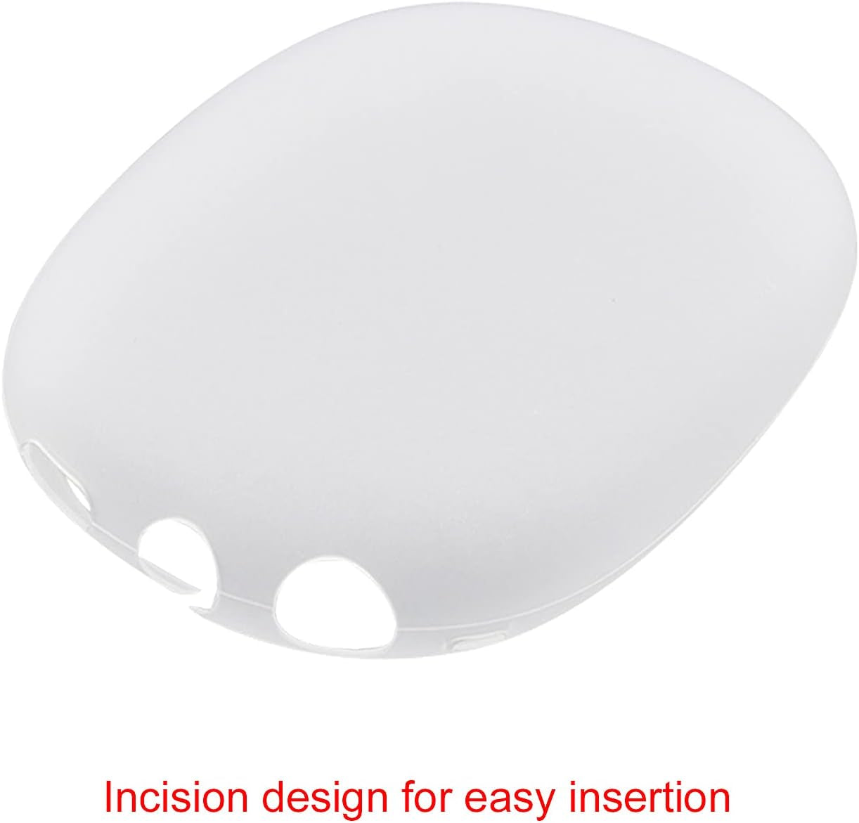 Antetek Silicone Case for Airpods Max Headphone,Soft Silicone Skin Cover Lightweight [Anti Slip] Shock-Proof Shatter-Resistant Protective Frame Full Cover Compatible for Airpods Max (White)  Antetek   