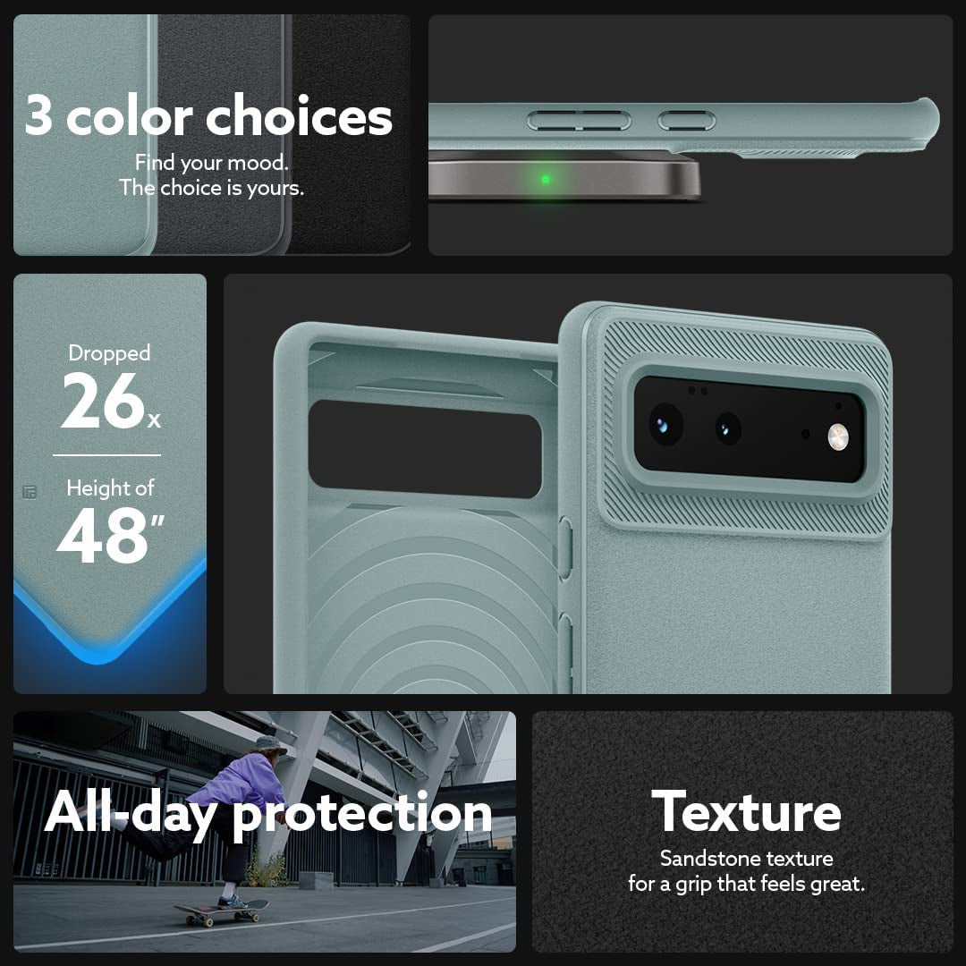 Caseology Vault Protective Case Compatible with Google Pixel 6 Case (2021) - Sage Green  Caseology   