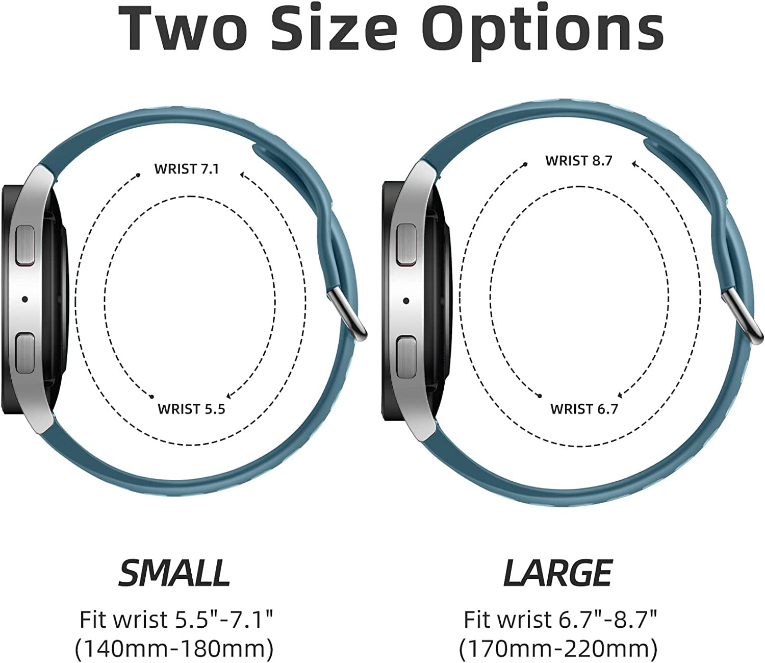 6 PACK No Gap Bands Only Compatible with Samsung Galaxy Watch 5 Band/Galaxy Watch 4 Band 40Mm 44M/Galaxy Watch 5 Pro Band 45Mm/Watch 4 Classic Band, 20Mm Soft Silicone Sport Bands for Women & Men  Xuchangjiansenshangmaoyouxiangongsi   