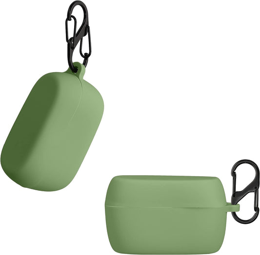 Kwmobile Case Compatible with Jabra Elite 75T Case - Silicone Cover Holder for Earbuds - Green  KW-Commerce   