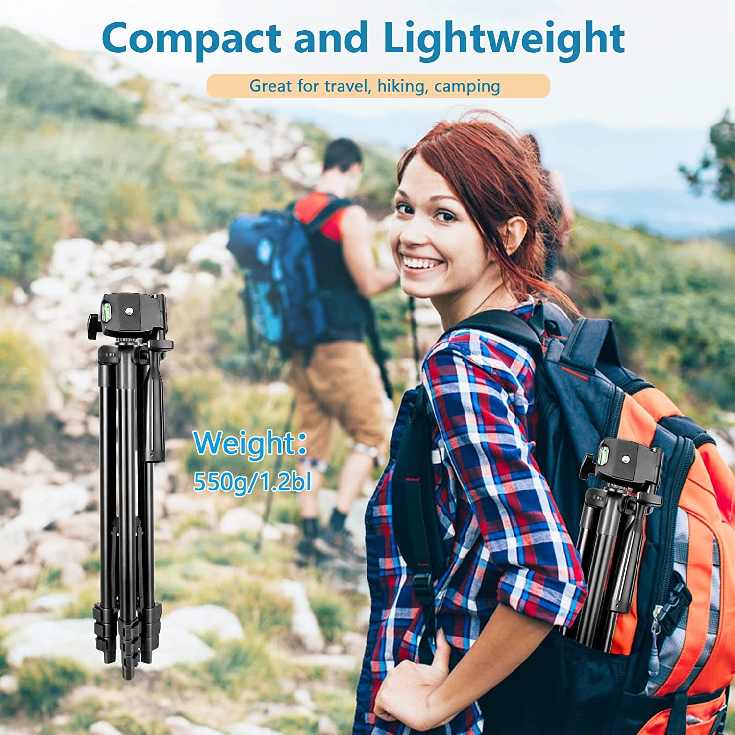 Selfie Ring Light with Tripod Stand Bundle with 50'' Cell Phone Tripod, Tripod for Iphone with Ringlight for Live Streaming, Video Recording, Makeup, Lighting Kit Gifts for Youtube and TIK Tok  Eicaus   