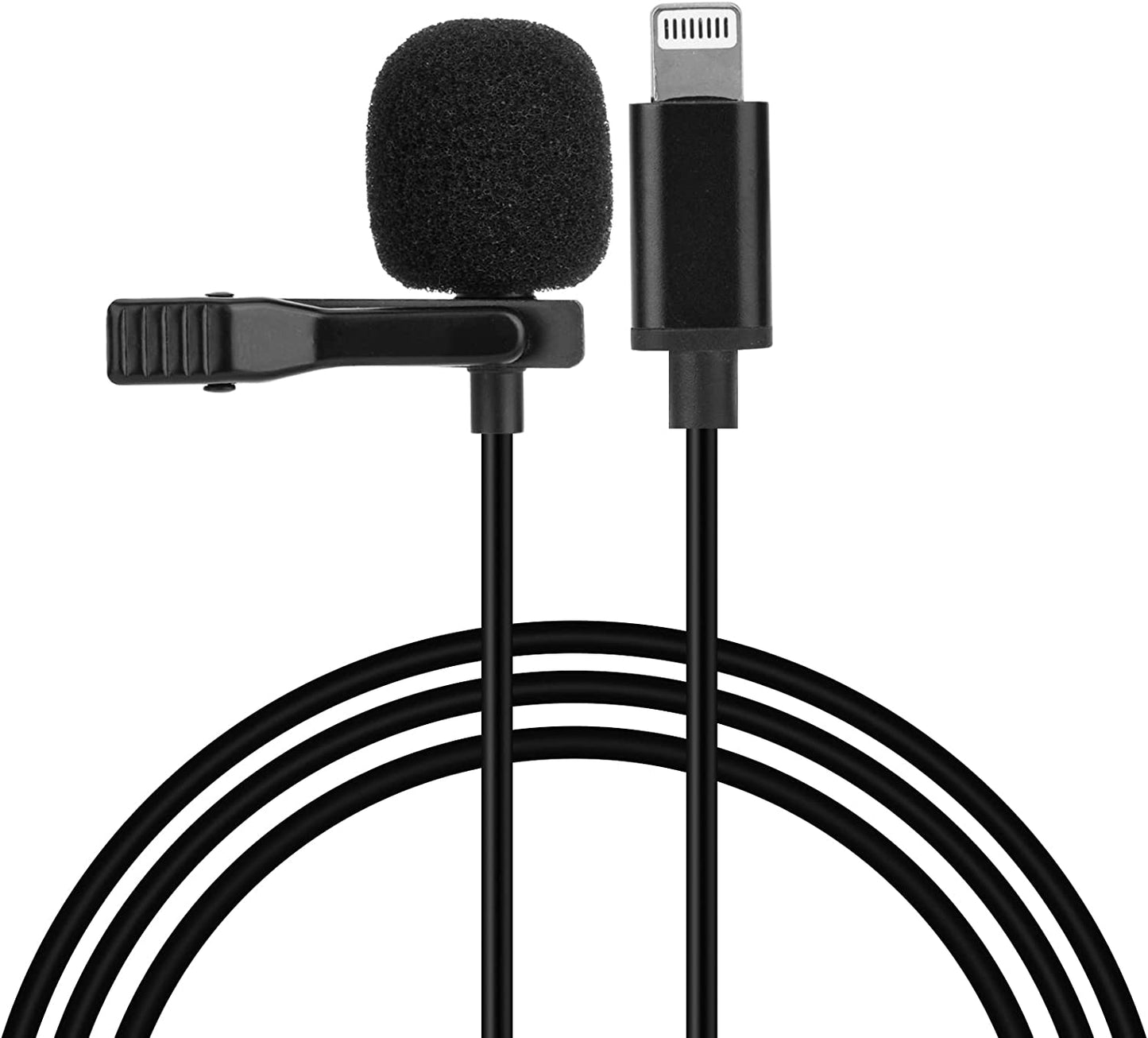 Enbiawit Professional Lavalier Microphone for Iphone, Condenser Microphone for Phone Recording and Video Recording, Lavalier Microphone for Youtube, Interviews, Meetings, and with Iphone/Ipad/Ipod  Enbiawit   