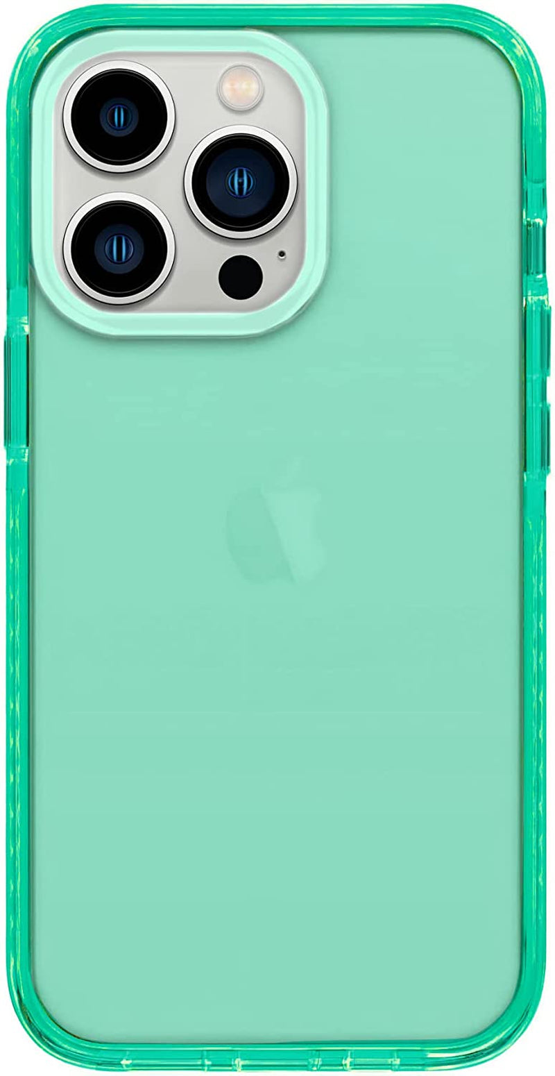 Neon Clear Iphone 14 Pro Max Case, Vibrant 80S Design, Camera Protector, Soft Silicone Shockproof - 6.7Inch  Simapu   