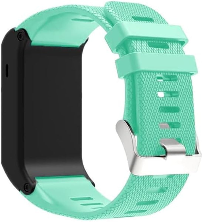 IRFKR Soft Silicone Replacement Strap for Garmin Vivoactive HR Smart Wristband for Garmin Vivoactive HR Watch Replacement Bangle Band  IRFKR Mint green  