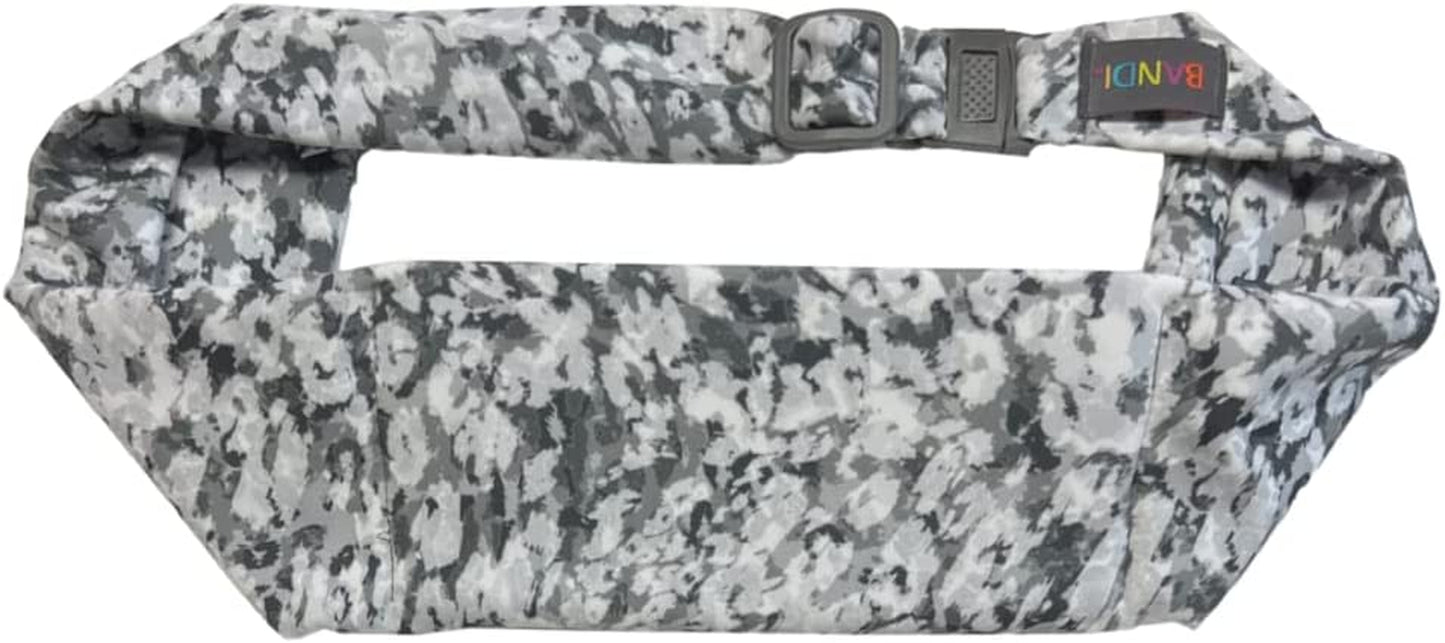 BANDI Large Travel and Running Belt, Securely Carry Keys, Phone, Medicine, Money or Food While You Exercise or Travel within Its Sleek 3 Pocket Design, Size 7.5 Inch by 3.5 Inch Black Solid One Size  BANDI WEAR LLC Meadowland  