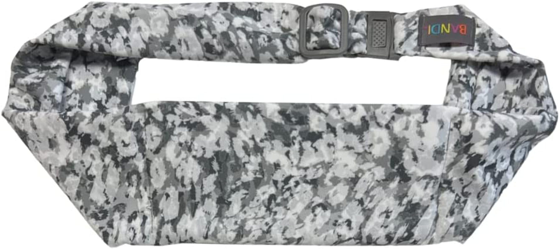 BANDI Large Travel and Running Belt, Securely Carry Keys, Phone, Medicine, Money or Food While You Exercise or Travel within Its Sleek 3 Pocket Design, Size 7.5 Inch by 3.5 Inch Black Solid One Size  BANDI WEAR LLC Meadowland  