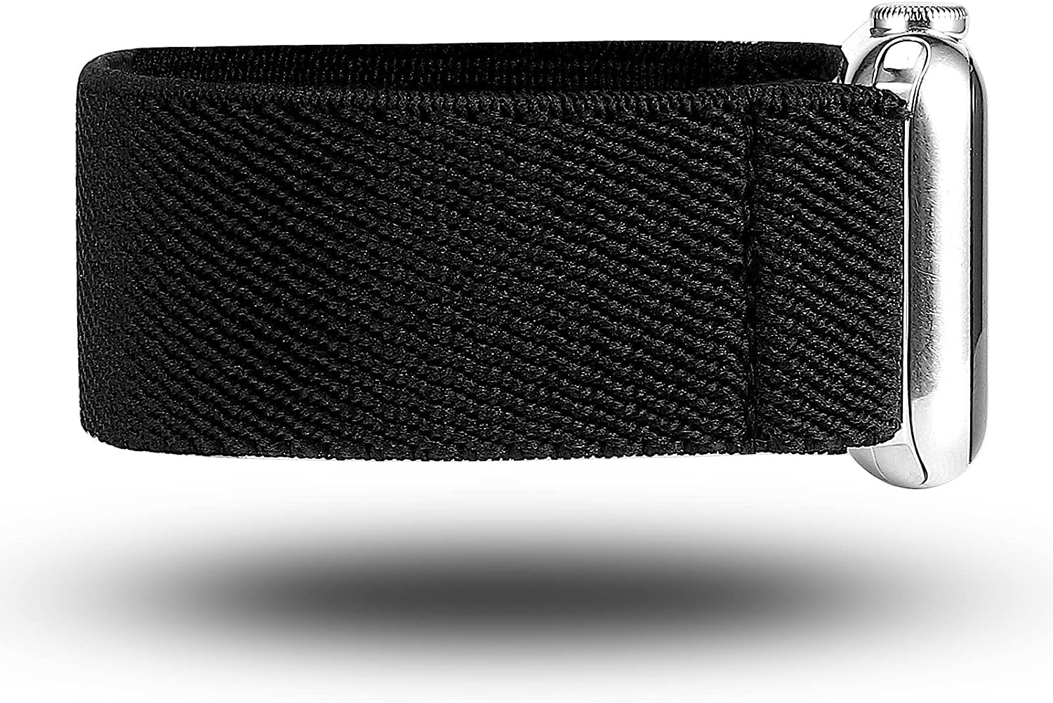 TOYOUTHS Elastic Band Compatible with Apple Watch Band Scrunchies Stretchy Solo Loop 41Mm/40Mm/38Mm Soft Nylon Strap Replacement Wristband for Iwatch Series 8/7/SE/6/5/4/3/2/1, Black/Gold/Blue, S  TOYOUTHS   