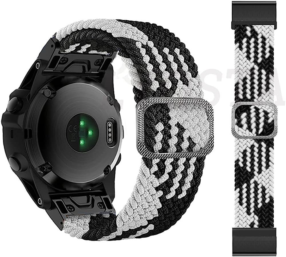 TWRQA 22 26Mm Nylon Band for Garmin Fenix 7X 7 Epix 6X 6 Pro 5X 5 plus 3 3HR Watchbands Smart Watch Straps Fenix 6Xpro 5Xplus Bracelet  TWRQA   