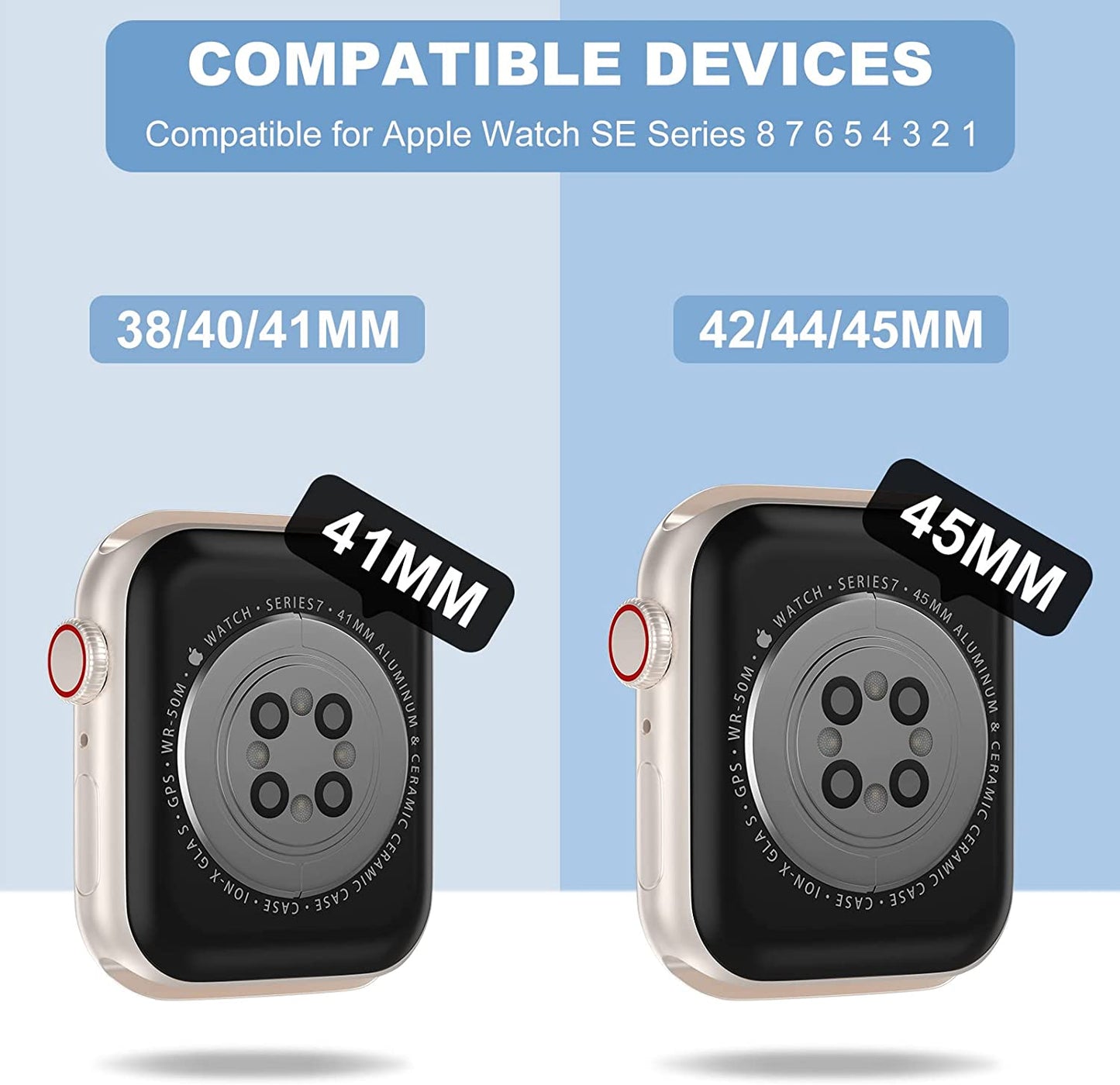 XYF Compatible for Crystal Clear Apple Watch Bands, 45Mm 44Mm 42Mm 41Mm 40Mm 38Mm 49Mm with Bumper Case for Men Women Jelly Sport Case and Band for Iwatch Ultra Series 8 7 SE/6 5 4 3 2 1  XYF   