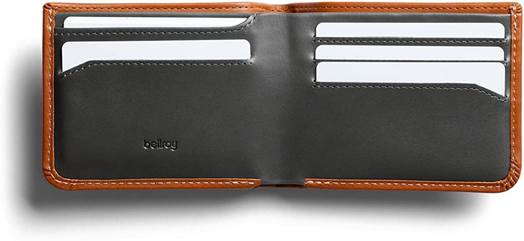 Bellroy Hide & Seek Wallet (Slim Leather Bifold Design, RFID Protected, Holds 5-12 Cards, Coin Pouch, Flat Note Section, Hidden Pocket)  Bellroy   