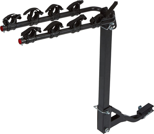Young 4 Bike Rack - Bicycle Racks Mount Carrier for Cars, SUV and Minivans with 2" or 1-1/4 Inch Hitch Receiver, Easy Assembly and Safe Locking  Young Electric   