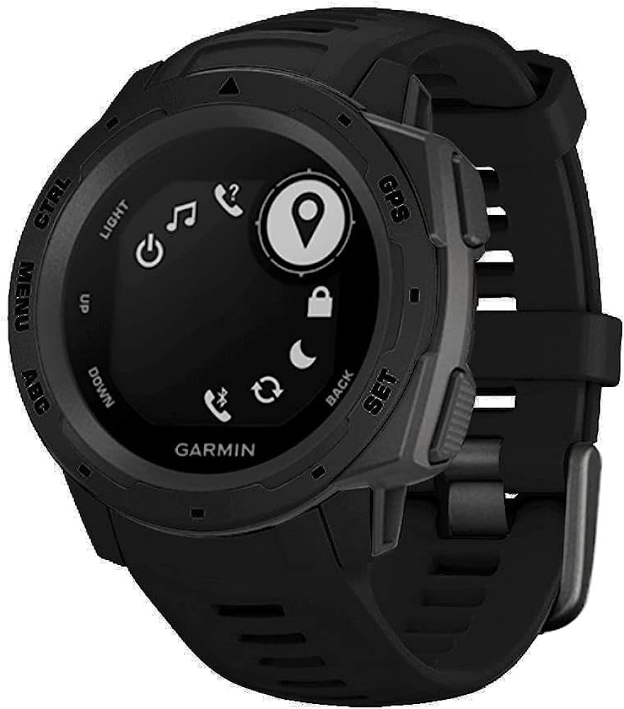 Replacement Band Compatible with Garmin Instinct, Smartwatch Accessory Wrist Soft Silicone Band Strap for Garmin Instinct 2 / Instinct Esports/Solar/Tide/Tactical  Threeeggs   