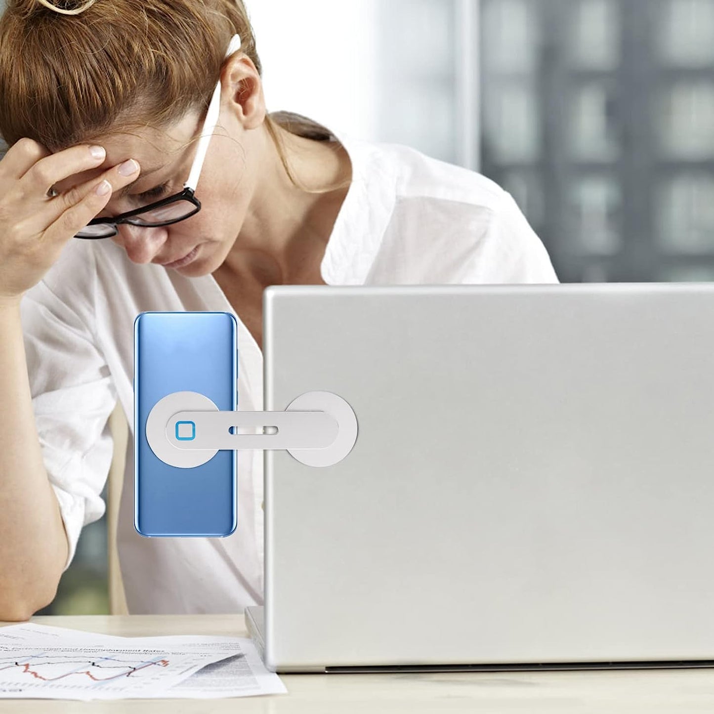 Sosoport Laptop Stand Shower Case Laptop Phone Holder Magnetic Adjustable Phone Monitor Side Mount Clip Computer Expansion Bracket for Smartphone Stand Rack Rotary Magnetic Car Mount Monitor Stand  Sosoport   