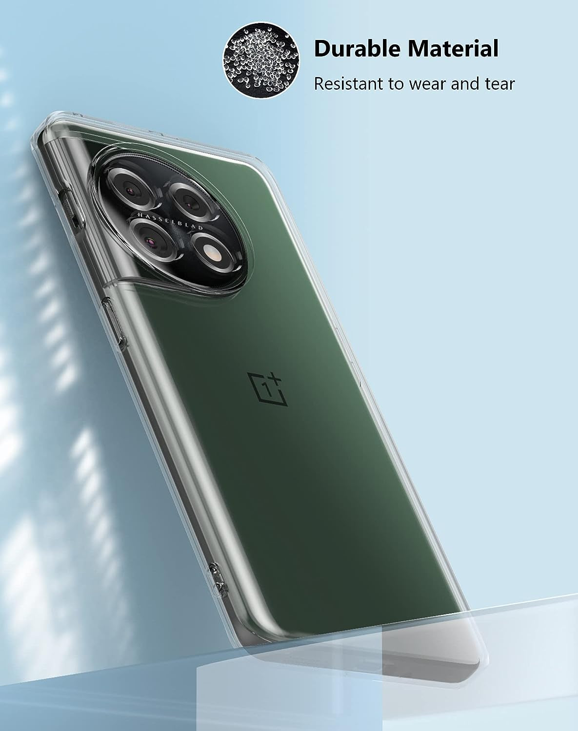 Cresee Case for Oneplus 11 5G, Thin Clear Cover with Camera Protection Slim Shockproof Flexible TPU Phone Case for Oneplus 11 - Transparent  Cresee   