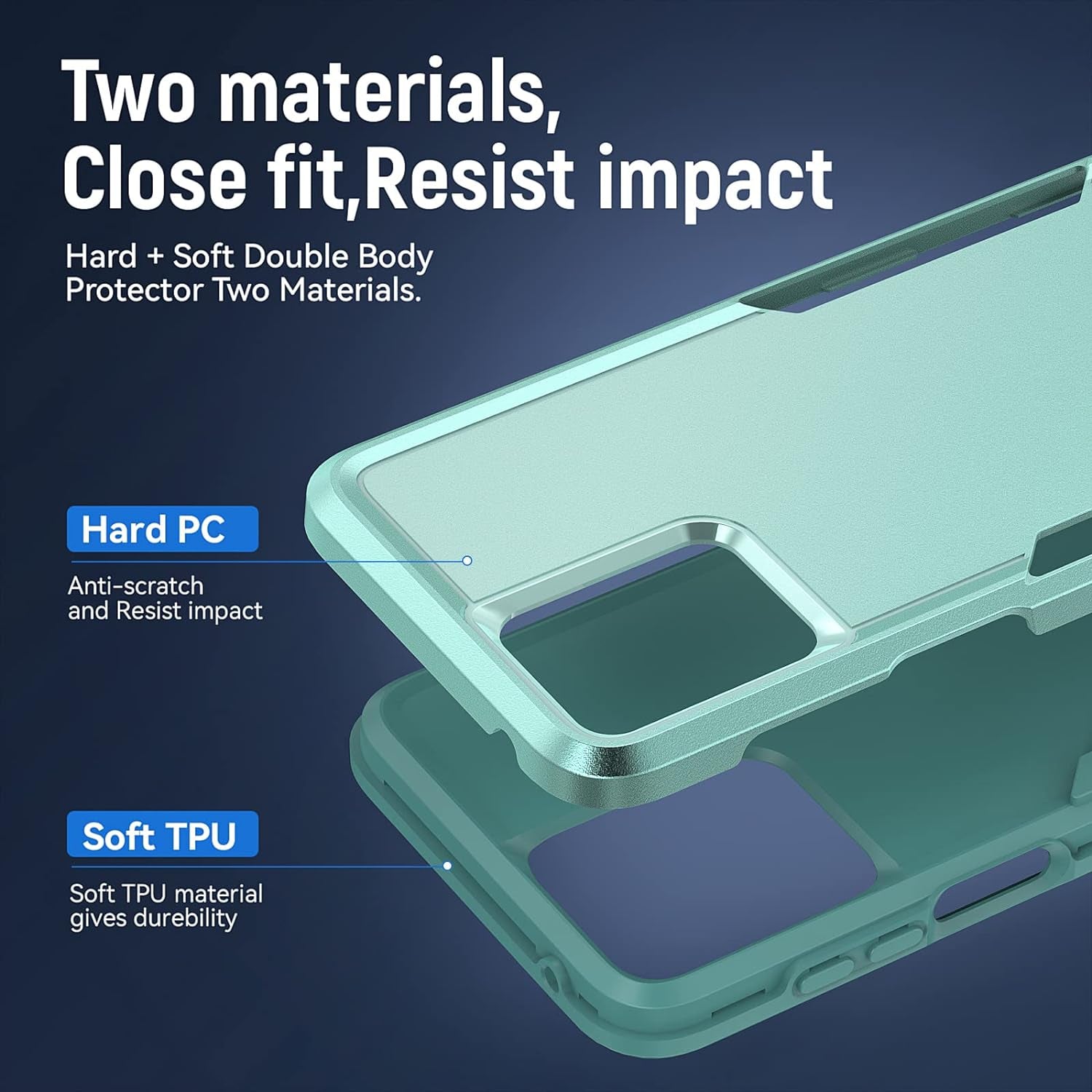 Warsia for Moto G 5G 2023 Case,Motorola G 5G 2023 Case with Screen Protector[Military Grade Drop Tested] Heavy-Duty Tough Rugged Shockproof Protective Case for Motorola Moto G 5G 2023, Green  BOYOSS   