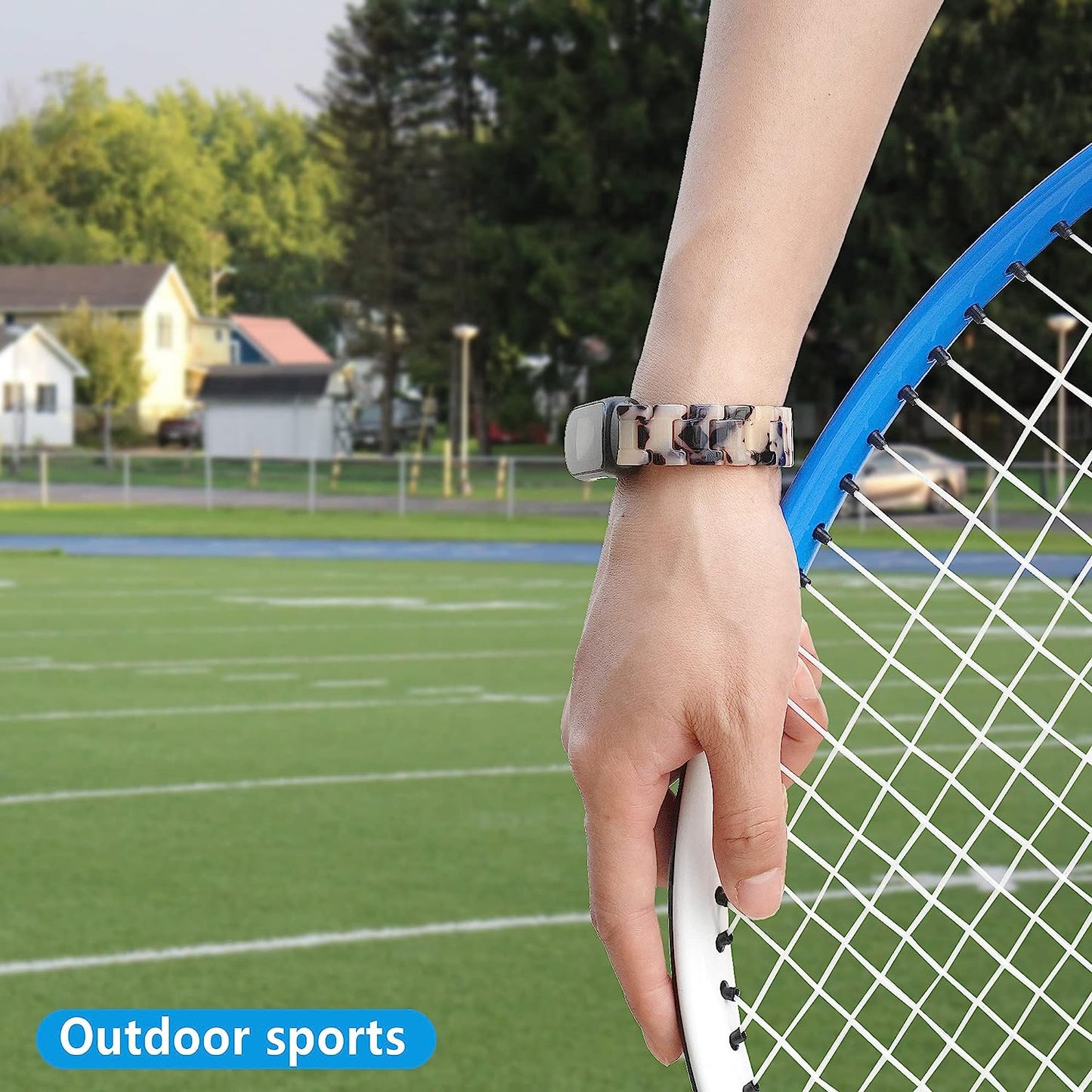 Wongeto Compatible with Fitbit Inspire 3 Band Women Girls,Tortoise Resin Watch Band Slim Replacement Adjustable Wristband for Fitbit Inspire 3 Accssorises  Wongeto   