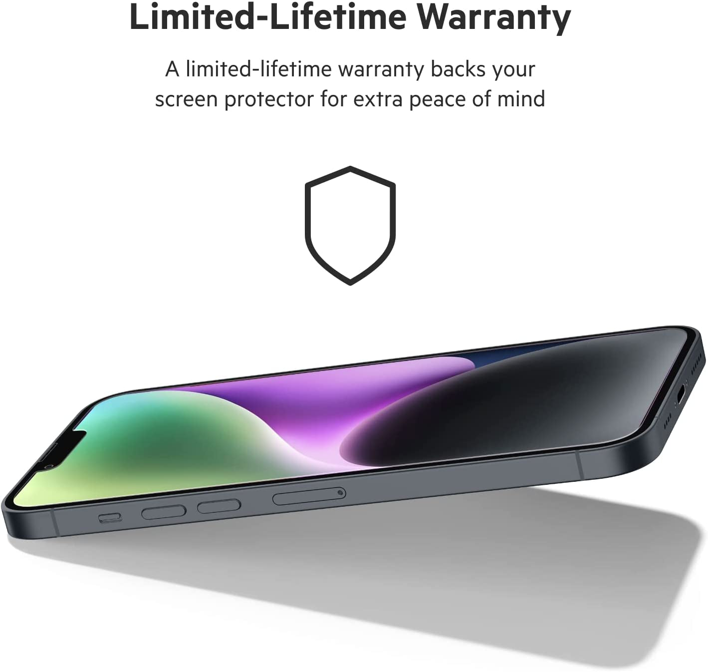 Belkin Temperedglass Iphone 14, Iphone 13 and Iphone 13 Pro, Screen Protector Easy Bubble Free Application with Included Installation Guide Stickers, 9H Hardness Tested  Belkin   