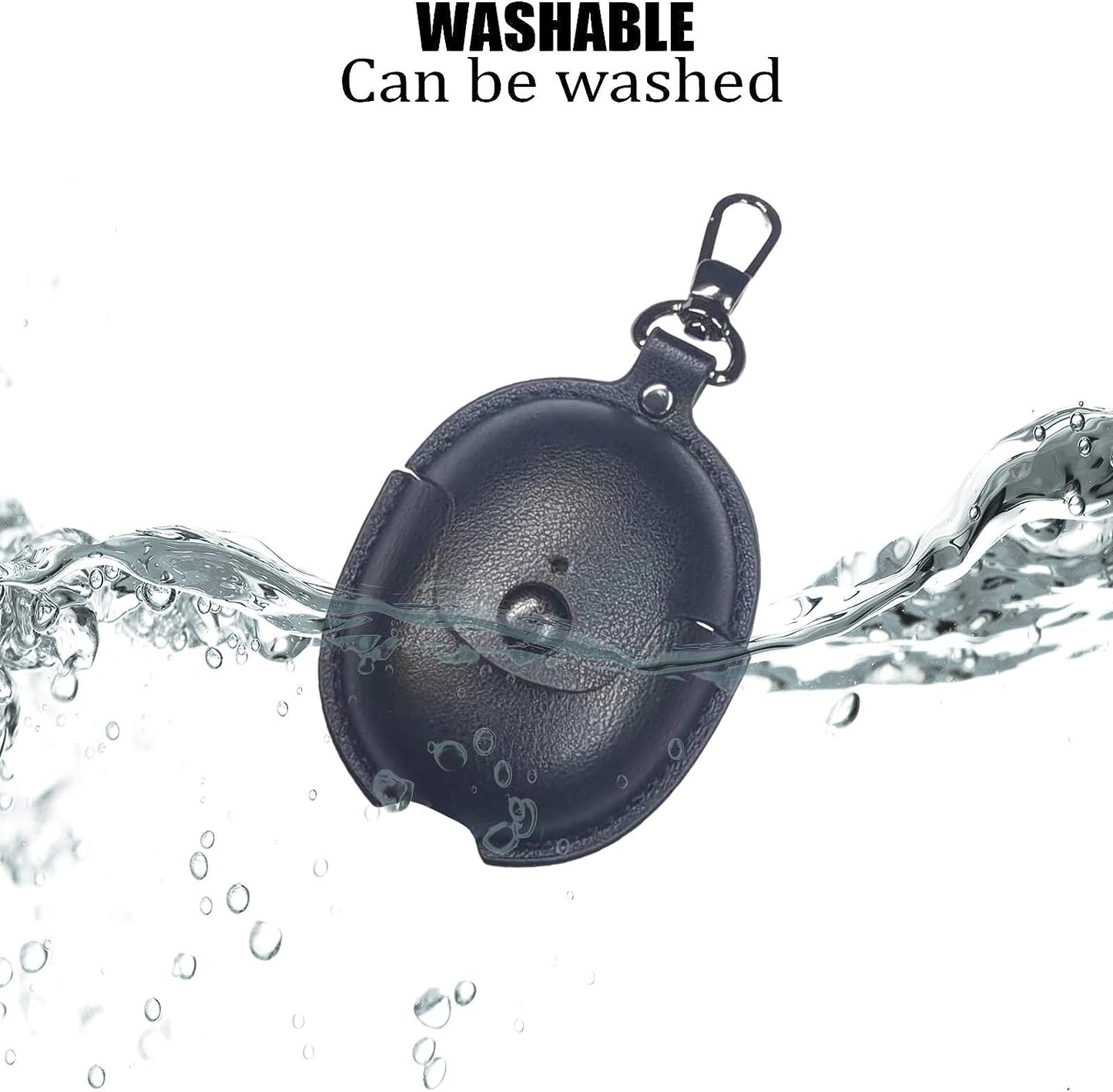 [3 in 1] Compatible for Google Pixel Buds Pro 2022 Cases with Cleaning Kit, Front LED Visible PU Leather Protective Cover Skin with Keychain for Man Women  CASEVERSE   