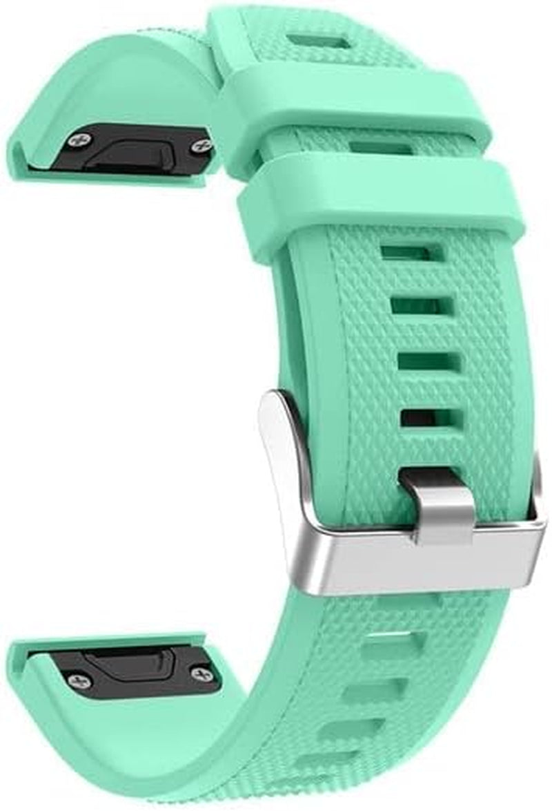 FEHAUK Silicone Band for Garmin Fenix 6 6X 6S Pro 7 7X 7S 5 5X 5S plus 945 Watch Strap Quick Release 20 22 26Mm Watchband Wris Bracelet  FEHAUK G 26mm Width 
