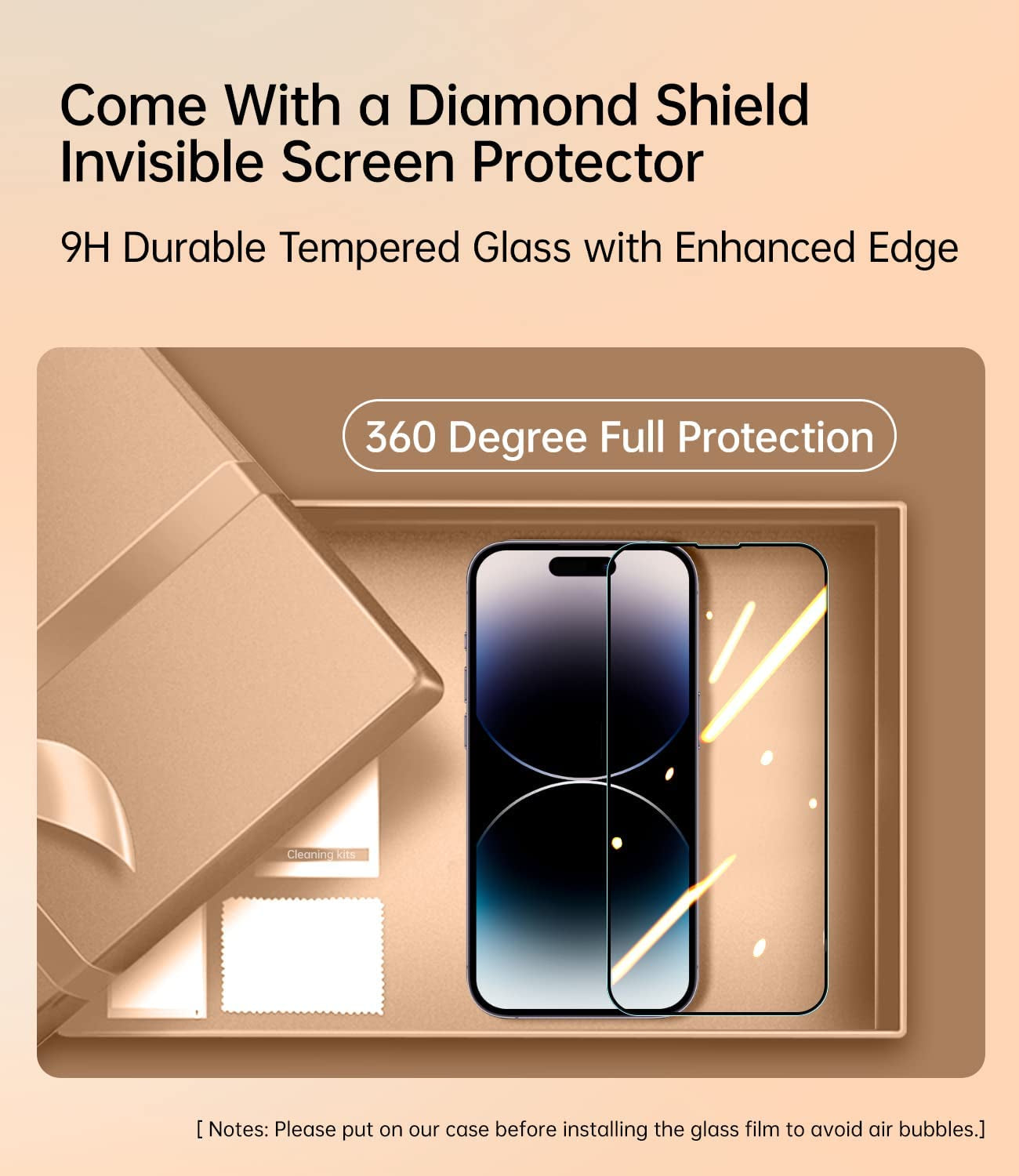 JUESHITUO Magnetic Glossy Clear for Iphone 14 Pro Max Case with Full Camera Cover Protection [No.1 Strong N52 Magnets] [Military Grade Drop Protection] for Women Girls Phone Case (6.7")-Silver  JUESHITUO   