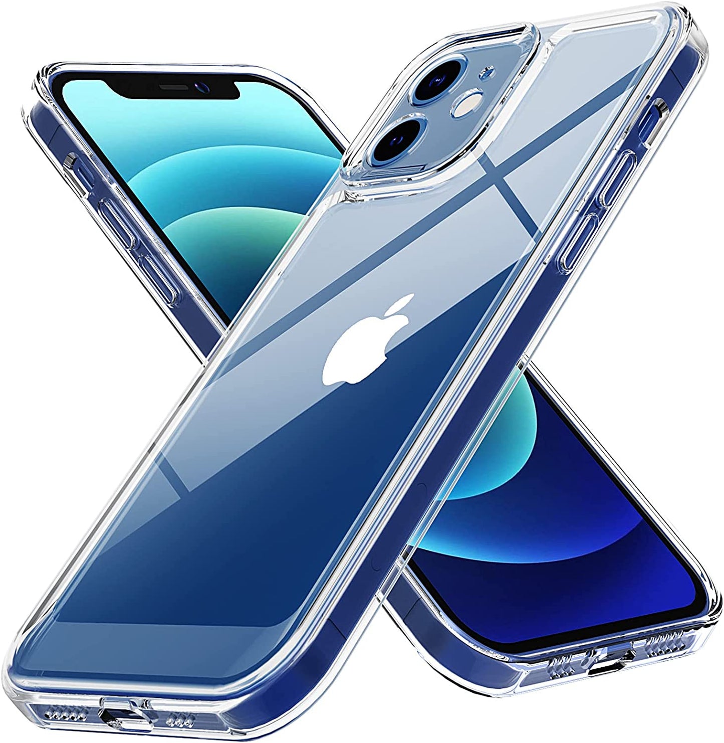 WISMURHI Crystal Clear Case for Iphone 12, [Never Yellow], [Camera Protection], [Magsafe Adaptation], Soft Slim Silicone Phone Cover Case, Shockproof Iphone 12 Case Protective Transparent, 6.1''  WISMURHI   