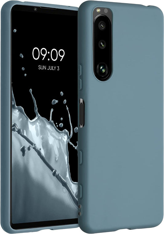 Kwmobile Case Compatible with Sony Xperia 5 III Case - Soft Slim Protective TPU Silicone Cover - Arctic Night  kwmobile   