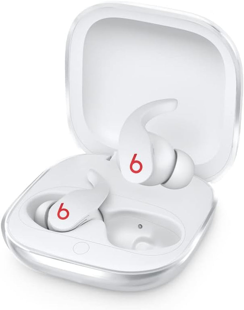 JDHDL Soft TPU Case for Beats Fit Pro, Transparent Waterproof Shock-Absorbing Protective Skin Cover Case Accesorries with Keychain for Wireless Headphones (Transparent Black)  JDHDL   