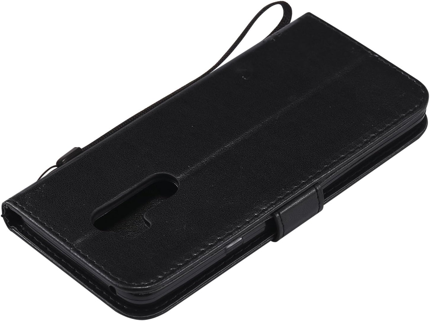 For LG G7 Thinq Case,For LG G7 Wallet Case with Screen Protector,For LG G7 PU Leather Protective Case Emboss Cat and Tree Folio Magnetic with Card Holder Kickstand and Flip Case for LG G7 Thinq Black  HAOTP   