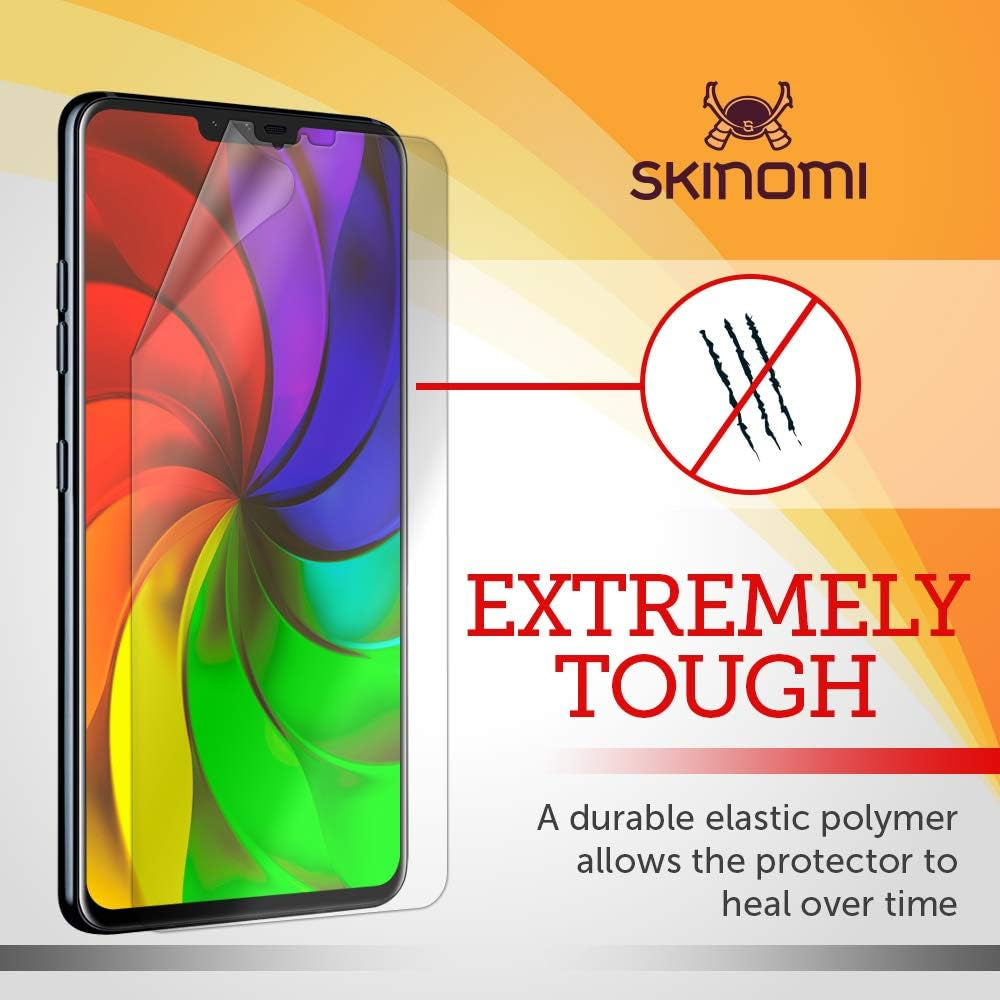 Skinomi Matte Screen Protector Compatible with LG V40 Thinq (2-Pack)(Case Compatible) Anti-Glare Matte Skin TPU Anti-Bubble Film  Skinomi   