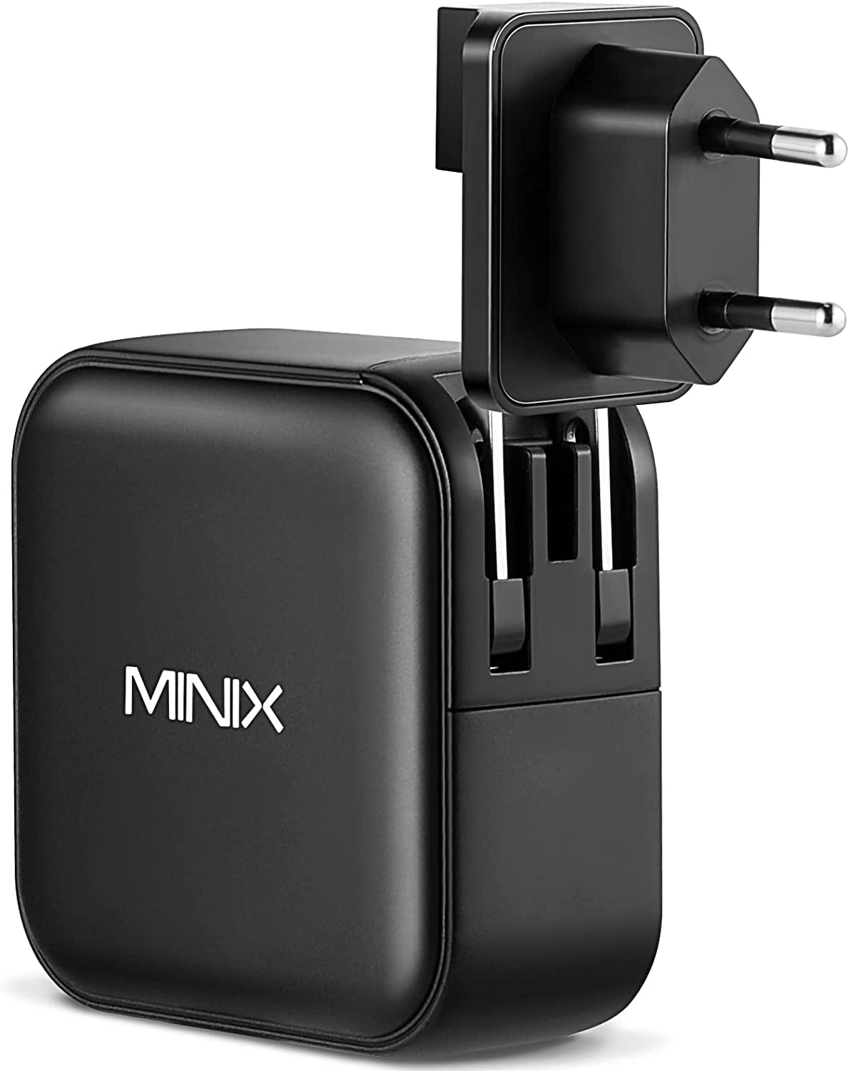MINIX NEO P3 100W Turbo 4-Ports Gan Wall Charger, 3 X USB-C Port Fast Charging Adapter(Max 100W/20W), 1 USB-A (Max 18W). Compatible with Macbook Pro Air, Ipad Pro, Iphone 13,12,Galaxy S9 and More.  MINIX Technology Limited   