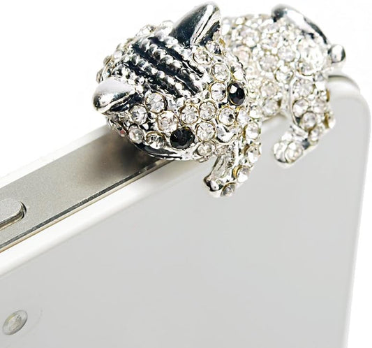 Mavis'S Diary Colorful Crystal Rhinestone Accessories Universal Earphone Dust Plug for 3.5Mm Ear Jack, Cute Cat Dust Plug for Iphone 6 5 4, for Samsung 3.5Mm Jack  Mavis's Diary   