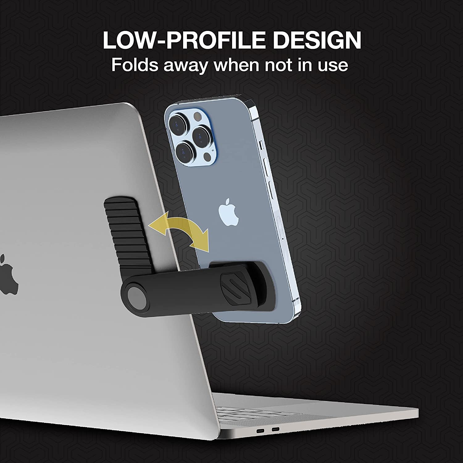 Scosche ME2MPM-SP Adjustable, Portable Laptop/Computer Monitor Stand - Magnetic Mount Phone Holder & Monitor Mount for Travel & Desk Use  SCOSCHE   