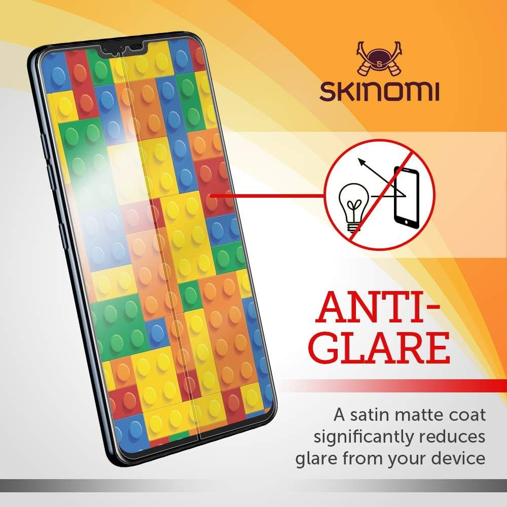 Skinomi Matte Screen Protector Compatible with LG V40 Thinq (2-Pack)(Case Compatible) Anti-Glare Matte Skin TPU Anti-Bubble Film  Skinomi   