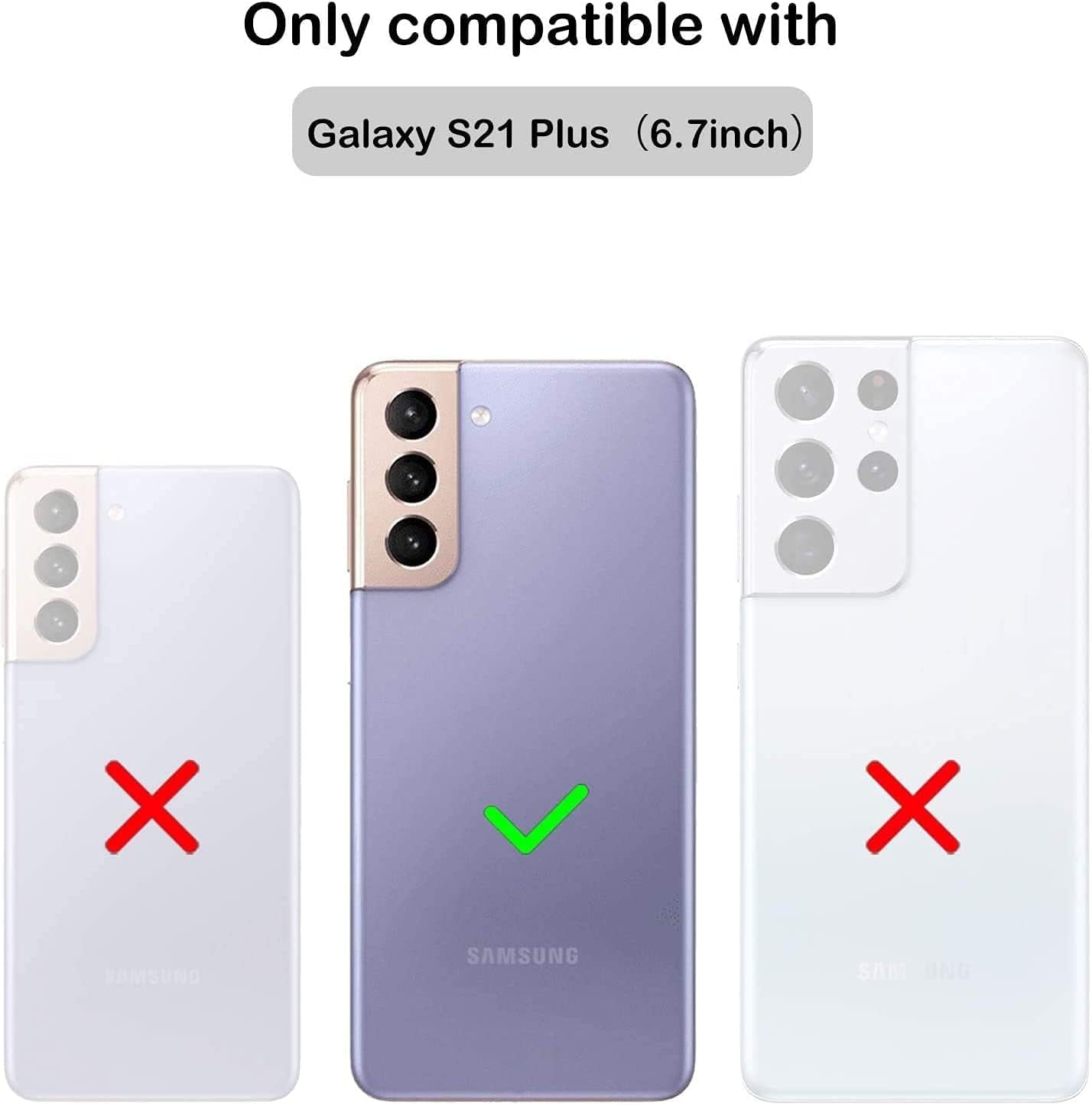 NGB Case for Samsung Galaxy S21 plus with Screen Protector (Maximum Coverage, Flexible TPU Film), Ring Holder, Girls Women Liquid Bling Sparkle Fashion Glitter Clear Cute Case (Pink/Aqua)  NGB   