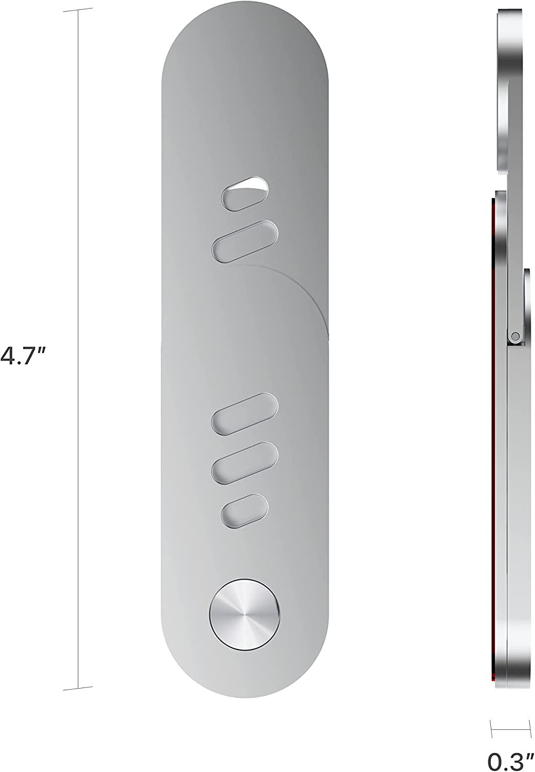 Doolkin® Pizo Mount, Laptop Phone Holder, Adjustable Laptop Stand, Foldable Laptop Side Mount Clip, Slim Portable Smartphone Stand, Computer Monitor Expansion Bracket, Magnetic Phone Mount  Doolkin   