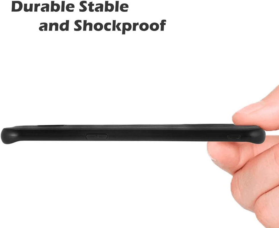 Phone Case for LG G8 Thinq Slim Soft Rubber Case,Shock Resistant Rugged Lightweight Flexible Anti-Slip Slim Fit Full Body Protective Rubber Phone Cover for Lgg8Thinq LGG8 Thin Q G 8 Black  Asuwish   