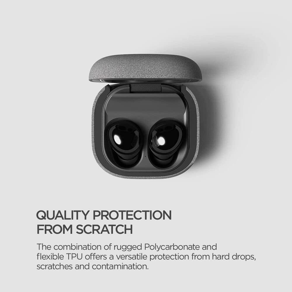 VRS Design Modern Buds Case for Galaxy Buds2 Pro (2022), Galaxy Buds 2 Case (2021) Buds Live Case (2020) (Sand Stone)  VRS Design   