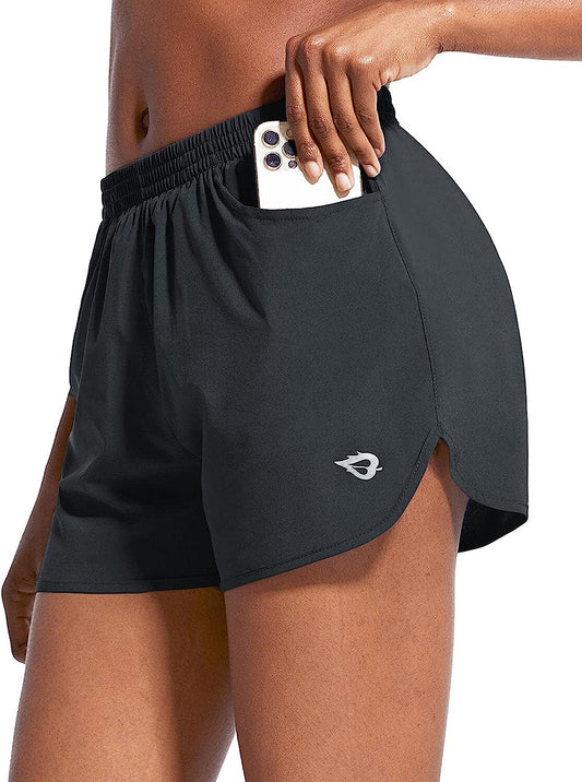 BALEAF Women'S 3" Running Athletic Shorts Quick Dry Gym Workout Shorts with Pockets  BALEAF   