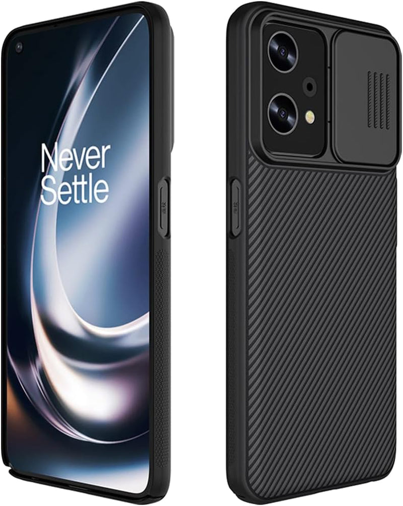 Le-Reach for Oneplus Nord CE 2 Lite Phone Case with Slide Lens Protection, Impact-Resistant Shockproof Protective Case Cover for Oneplus Nord CE 2 Lite 5G (Blue)  Le-Reach Black  