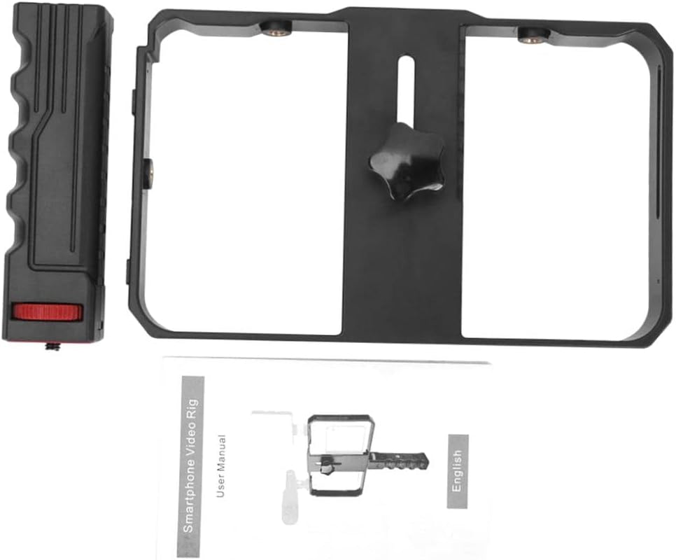 Capture Smooth Video Shots with Handheld Gimbal - Universal Mobile Holder for Live Streaming Follow Focus Mount & Stabilizer  haillusty   