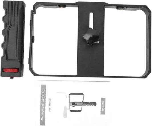 Capture Smooth Video Shots with Handheld Gimbal - Universal Mobile Holder for Live Streaming Follow Focus Mount & Stabilizer  haillusty   