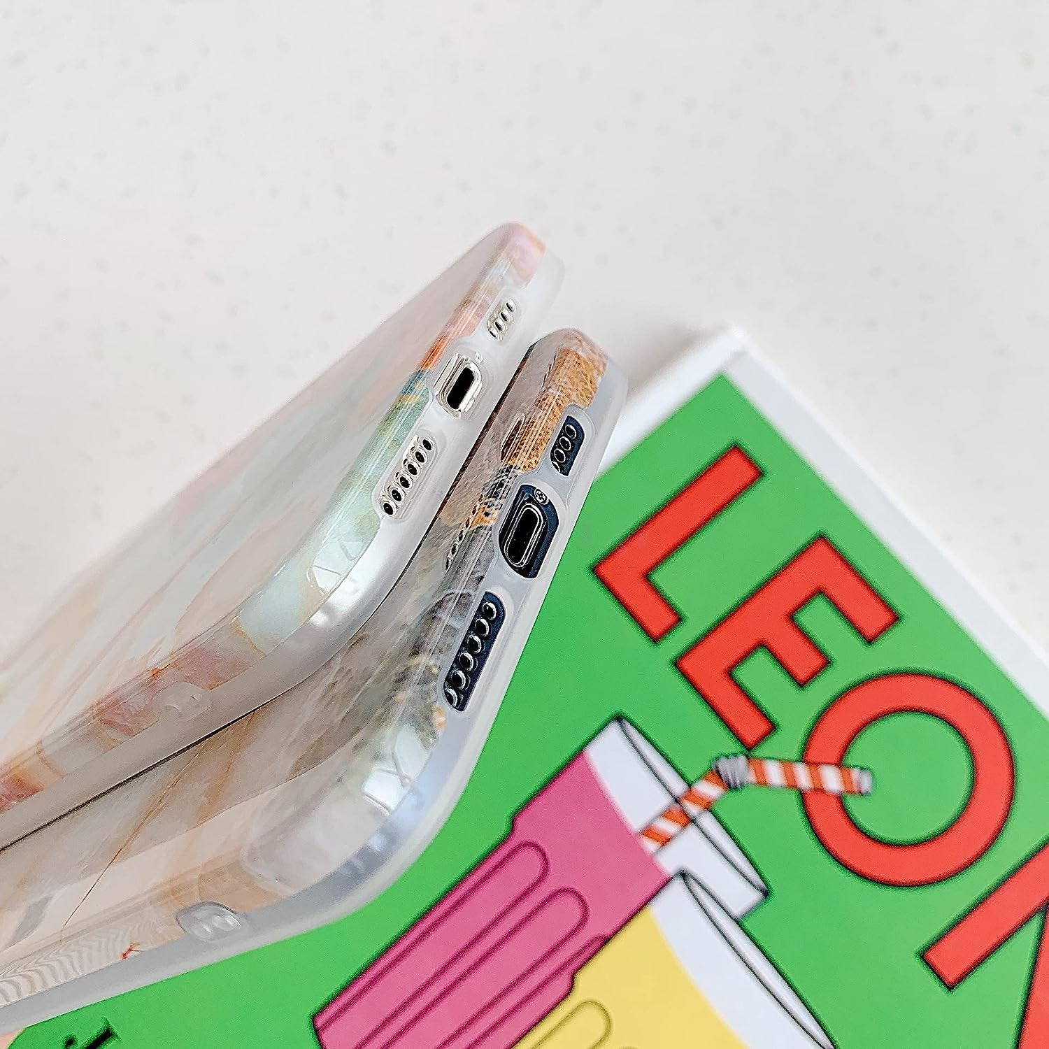 J.West for Iphone 14 Pro Max Case 6.7" Marble Fashion Designs Phone Cover for Women Girls, Stylish Slim Shockproof Soft Bumper Grey Agate Slice Marble Stone Print Protective Phone Case  J.west   