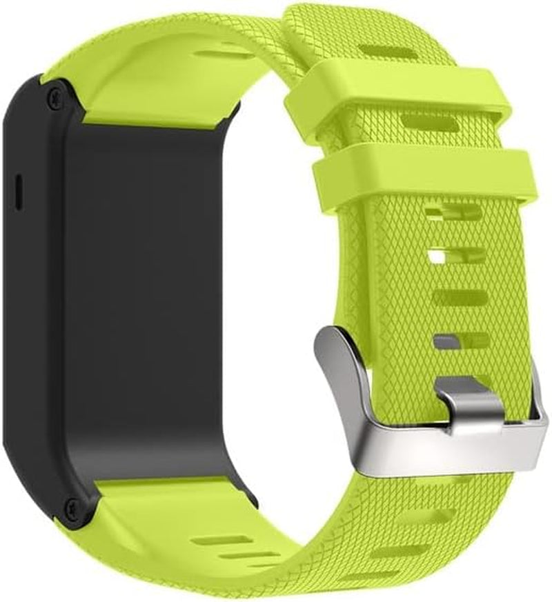 IRFKR Soft Silicone Replacement Strap for Garmin Vivoactive HR Smart Wristband for Garmin Vivoactive HR Watch Replacement Bangle Band  IRFKR Green  